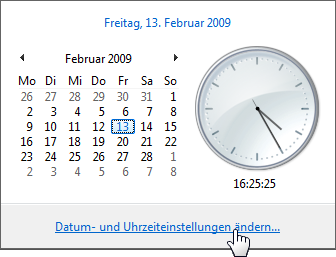 Datum einstellen neu1